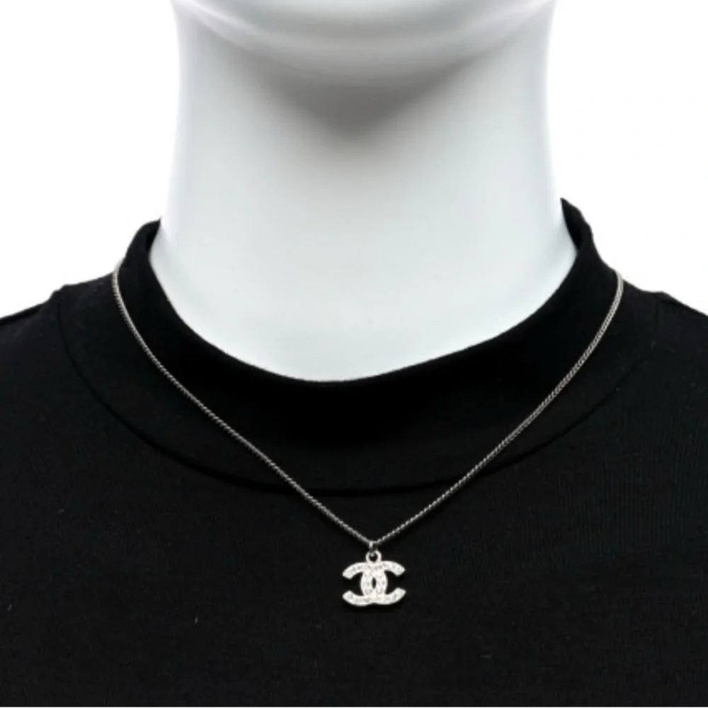 Chanel Crystal Timeless CC Necklace
